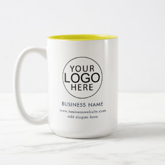 Tasse 2 Couleurs Votre logo d'entreprise Marketing personnalisé