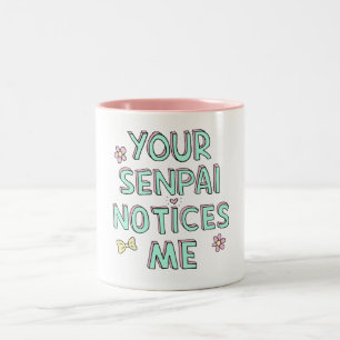 Tasse 2 Couleurs Votre Senpai me note