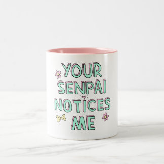 Tasse 2 Couleurs Votre Senpai me note