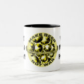 Tasse 2 Couleurs Voulez la paix du monde ? (Centre)