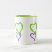 TASSE 2 COULEURS VOUS AIMER COLLECTION DE CADEAUX (Centre)