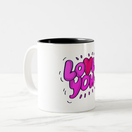 Tasse 2 Couleurs Vous aimez (Devant gauche)