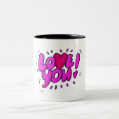 Tasse 2 Couleurs Vous aimez (Centre)