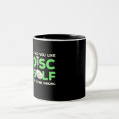 Tasse 2 Couleurs Vous Aimez Disk Golf (Devant droit)