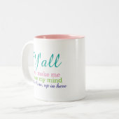 Tasse 2 Couleurs Vous allant m'inciter à desserrer mon esprit (Devant gauche)