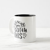 Tasse 2 Couleurs Vous avez cette affirmation de motivation (Devant gauche)