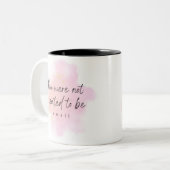 Tasse 2 Couleurs Vous Avez Objectif Motivationnel Pink SparkMug (Devant gauche)