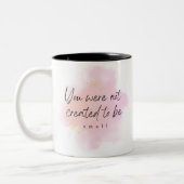 Tasse 2 Couleurs Vous Avez Objectif Motivationnel Pink SparkMug (Gauche)