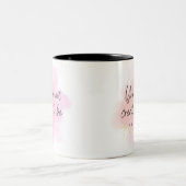 Tasse 2 Couleurs Vous Avez Objectif Motivationnel Pink SparkMug (Centre)
