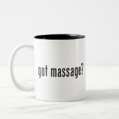 Tasse 2 Couleurs Vous avez reçu un massage ? (Gauche)