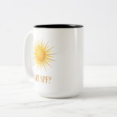 Tasse 2 Couleurs Vous avez SPF? (Devant gauche)