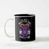 Tasse 2 Couleurs Vous avez une belle âme Satanic Baphomet (Gauche)