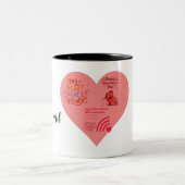 Tasse 2 Couleurs vous et moi, la Saint-Valentin (Centre)