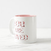 Tasse 2 Couleurs Vous êtes aimé V2 (Devant gauche)