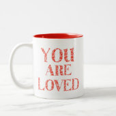 Tasse 2 Couleurs Vous êtes aimés (Gauche)