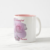 Tasse 2 Couleurs Vous êtes aussi beaux que le rose de Sharon (Devant droit)