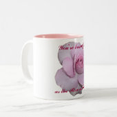 Tasse 2 Couleurs Vous êtes aussi beaux que le rose de Sharon (Devant gauche)
