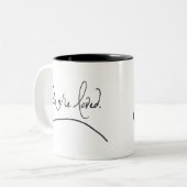 TASSE 2 COULEURS VOUS ÊTES BEAUCOUP AIMÉ (Devant gauche)