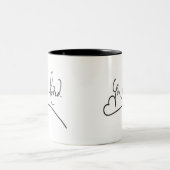 TASSE 2 COULEURS VOUS ÊTES BEAUCOUP AIMÉ (Centre)