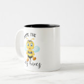 Tasse 2 Couleurs Vous êtes les genoux des abeilles | Saint Valentin (Devant gauche)