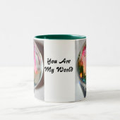 Tasse 2 Couleurs Vous êtes mon monde (Centre)