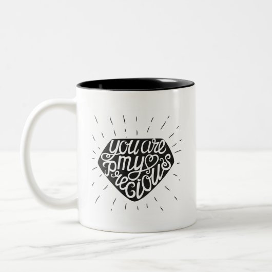 Tasse 2 Couleurs Vous êtes mon précieux (Gauche)