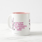 Tasse 2 Couleurs Vous êtes muets (Devant gauche)