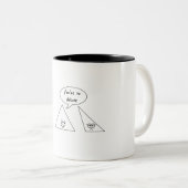 Tasse 2 Couleurs Vous êtes si obtus (Devant droit)