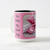 Tasse 2 Couleurs Vous Faites Chanter Mon Coeur Deux Tontes De Café (Devant gauche)