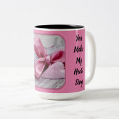 Tasse 2 Couleurs Vous Faites Chanter Mon Coeur Deux Tontes De Café (Devant droit)