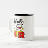 Tasse 2 Couleurs Vous ne pouvez pas épeler le héros sans ressources (Devant gauche)