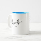 Tasse 2 Couleurs "Vous Pouvez Embrasser Ma Tiara, Mes Pieds Et Tout (Devant gauche)