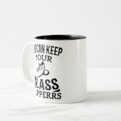 Tasse 2 Couleurs Vous pouvez garder vos pantoufles en verre Cool Da (Devant gauche)