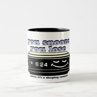 Tasse 2 Couleurs vous sommeillez vous perdez