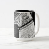 Tasse 2 Couleurs Voûte carrée de Washington, NYC (Devant droit)
