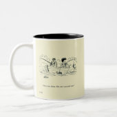 Tasse 2 Couleurs Voyage de pêche (Gauche)