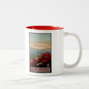 Tasse 2 Couleurs Voyage italien de Maggiore de lac romantique