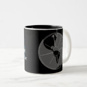 Tasse 2 Couleurs Voyage personnalisé (Devant droit)