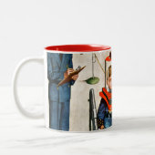 Tasse 2 Couleurs Voyageur de l'espace (Gauche)