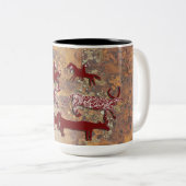 Tasse 2 Couleurs Voyageurs (Devant droit)