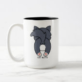 Tasse 2 Couleurs Voyez-moi, ne vous voyez pas ! 😹 ☕ (Gauche)