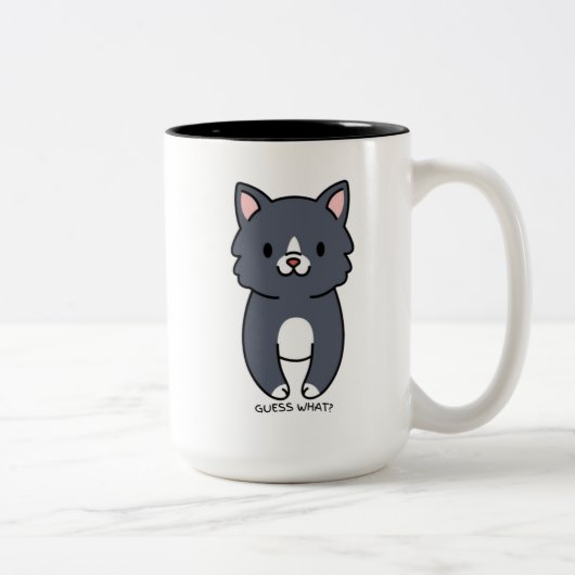 Tasse 2 Couleurs Voyez-moi, ne vous voyez pas ! 😹 ☕ (Droit)