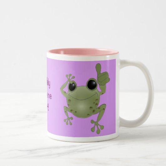 Tasse 2 Couleurs Vraiment Superbe Tante ! (Droit)