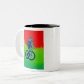 TASSE 2 COULEURS VTT (Devant gauche)