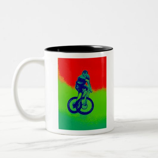TASSE 2 COULEURS VTT (Gauche)
