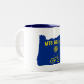 Tasse 2 Couleurs VTT Oregon (Devant gauche)