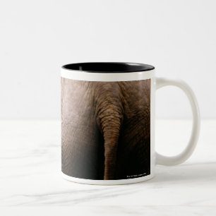 Tasse 2 Couleurs Vue arrière des éléphants asiatiques