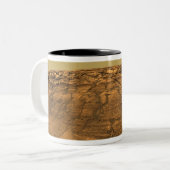 Tasse 2 Couleurs Vue de Burns Cliff sur Mars (Devant gauche)