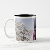 Tasse 2 Couleurs Vue de cathédrale d'Upsal du château (Gauche)