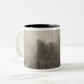 Tasse 2 Couleurs Vue de château de Carrifergus (Devant gauche)